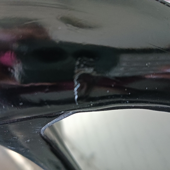 Black nine west heels size 8 - Picture 3 of 5